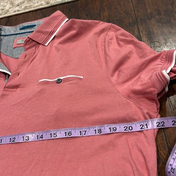 Ted Baker size 6 Large polo shirt made in Turkey - Picture 6 of 8